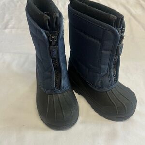 Polo by Ralph Lauren - Black and Blue Quilted Rain Boots